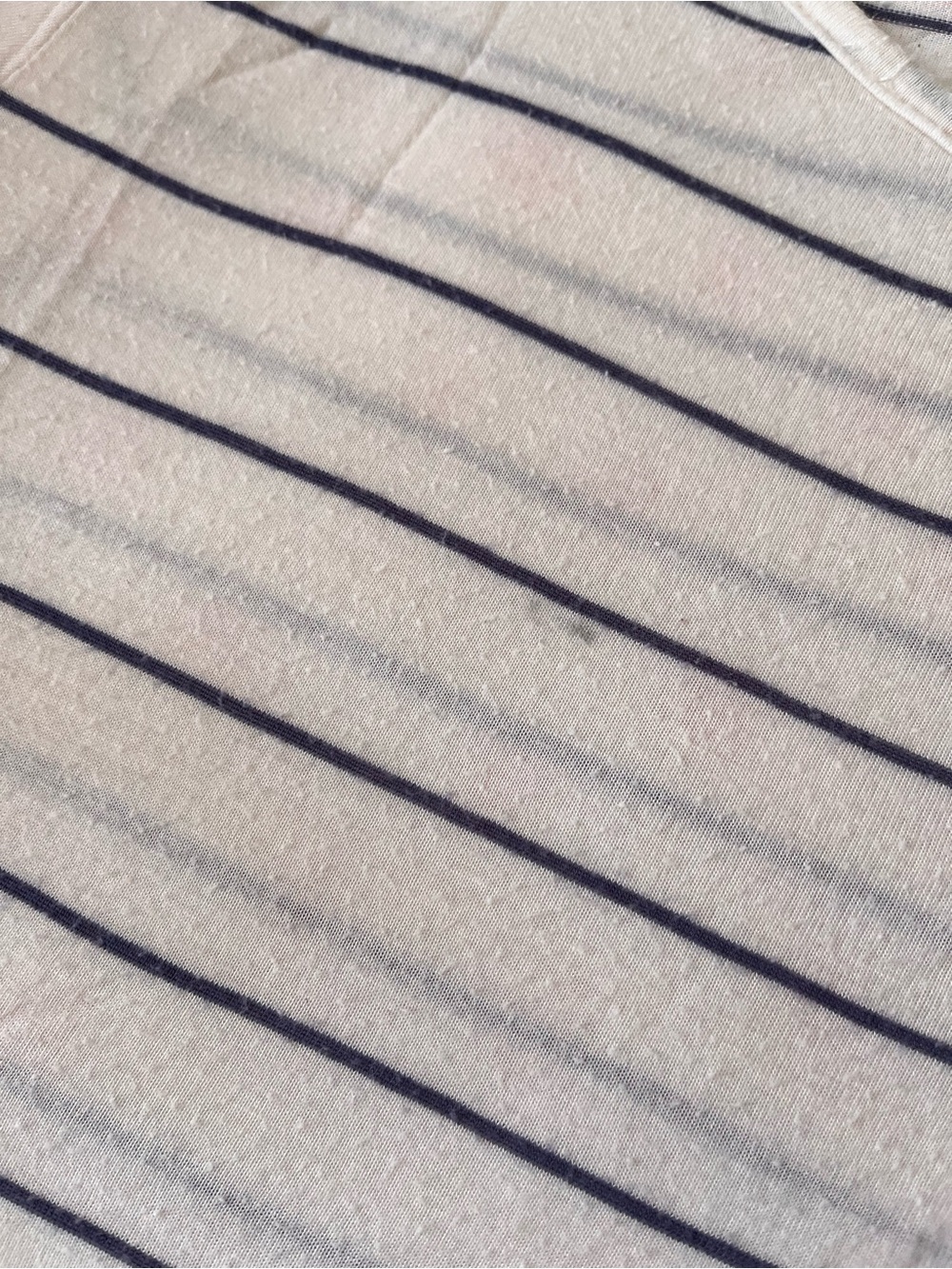 Classic White & Navy StripedTop - Picture 3 of 6